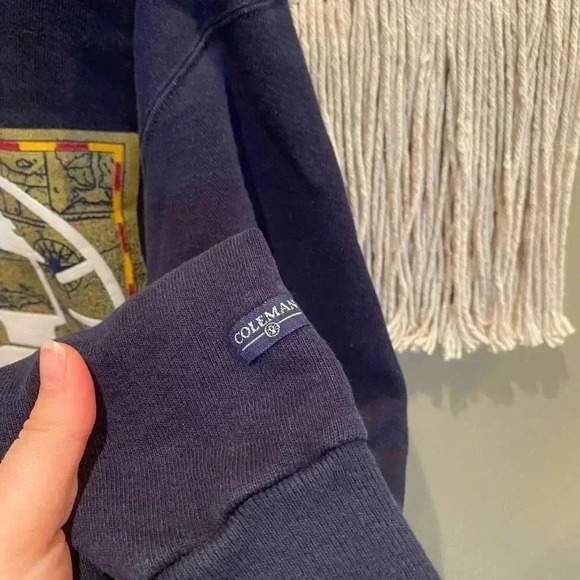 Y2K COLEMAN OUTDOORS GRAPHIC PULLOVER SWEATER - Picture 5 of 6